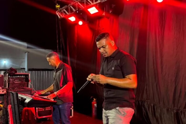 No palco